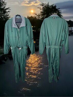 Bogner Green Men's Ski & Snowboard One-Piece Suit